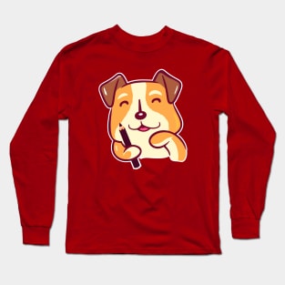 Dog artist Long Sleeve T-Shirt